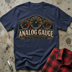 Analog Gauge Appreciation T-Shirt - Navy