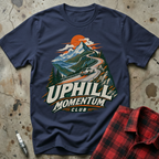 Uphill Momentum Club T-Shirt - Navy