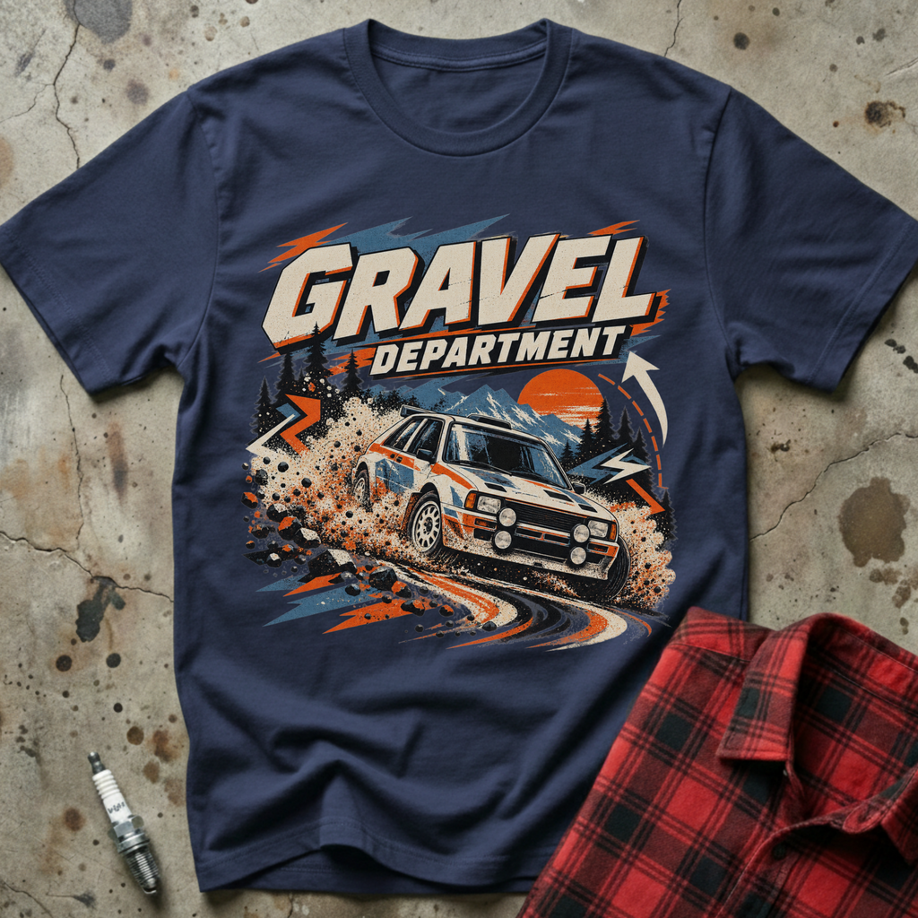 Gravel Department T Shirt - Navy