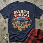 Parts Arrival Department T-Shirt - Navy