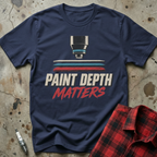 Paint Depth Matters T-Shirt - Navy