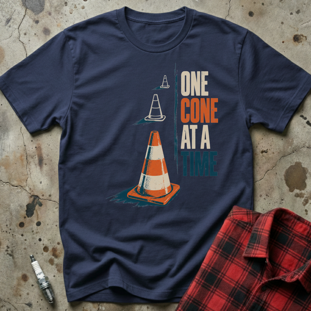 One Cone Time T-Shirt - Navy