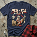Heel Toe Habit T Shirt - Navy