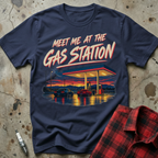 Gas Station T Shirt - Navy