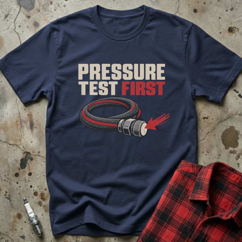 Pressure Test First T-Shirt - Navy
