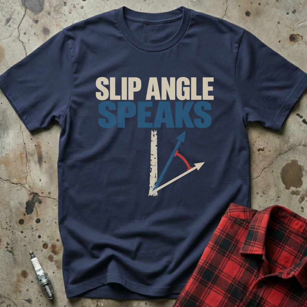 Slip Angle Speaks T-Shirt - Navy