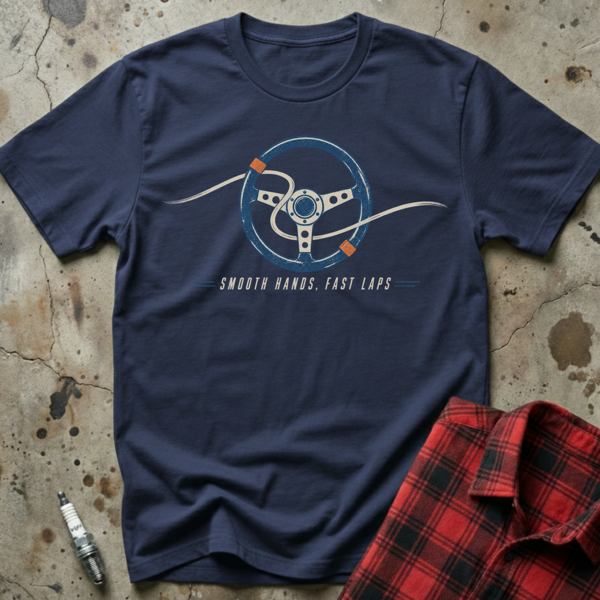 Smooth Hands Fast T-Shirt - Navy