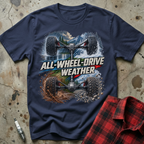 All Wheel Drive T Shirt - Navy