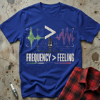 Frequency Over Feeling T-Shirt - Royal