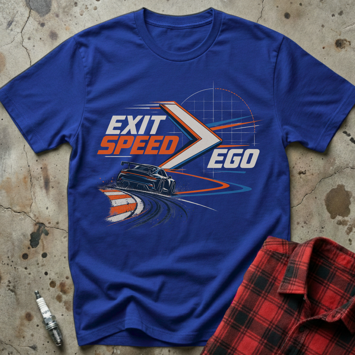 Exit Speed Ego T Shirt - Royal