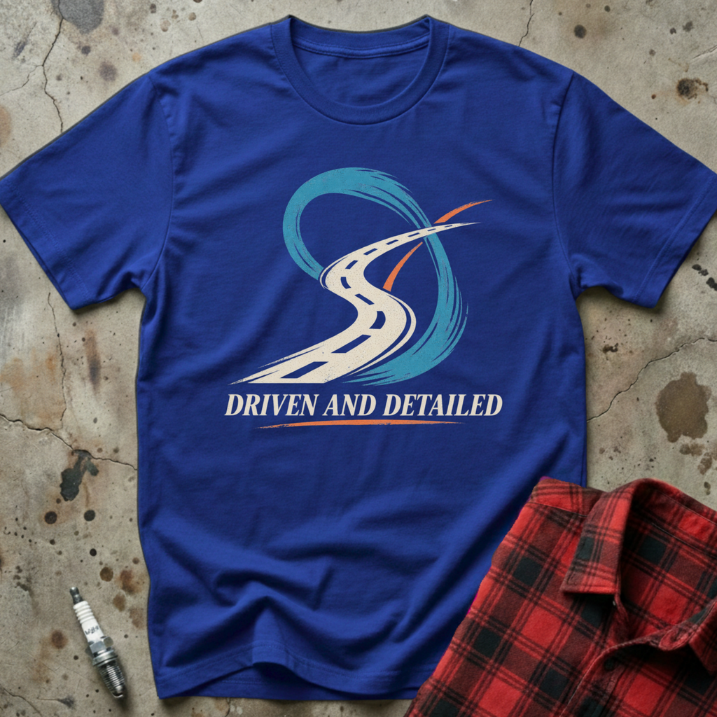 Driven And Detailed T-Shirt - Royal