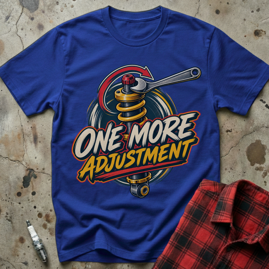 One More Adjustment T-Shirt - Royal