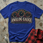 Analog Gauge Appreciation T-Shirt - Royal