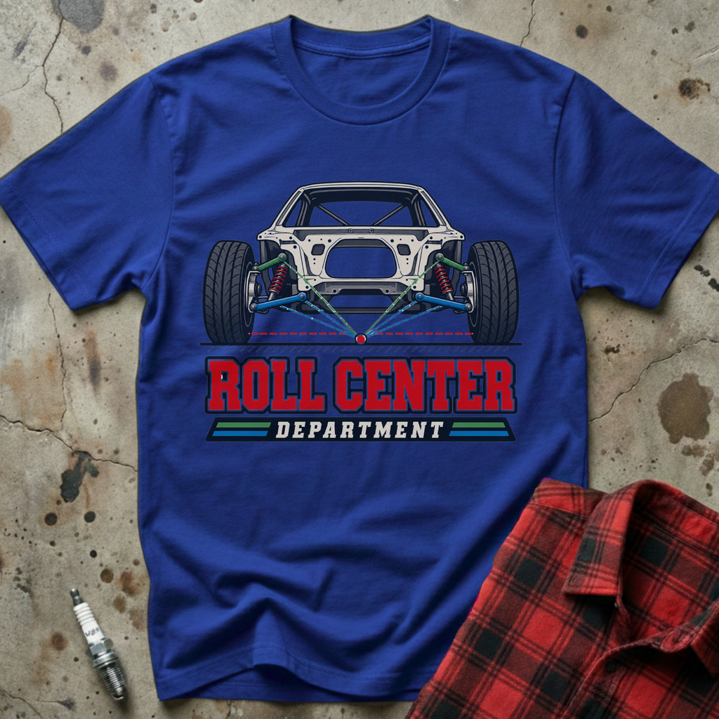 Roll Center Department T-Shirt - Royal