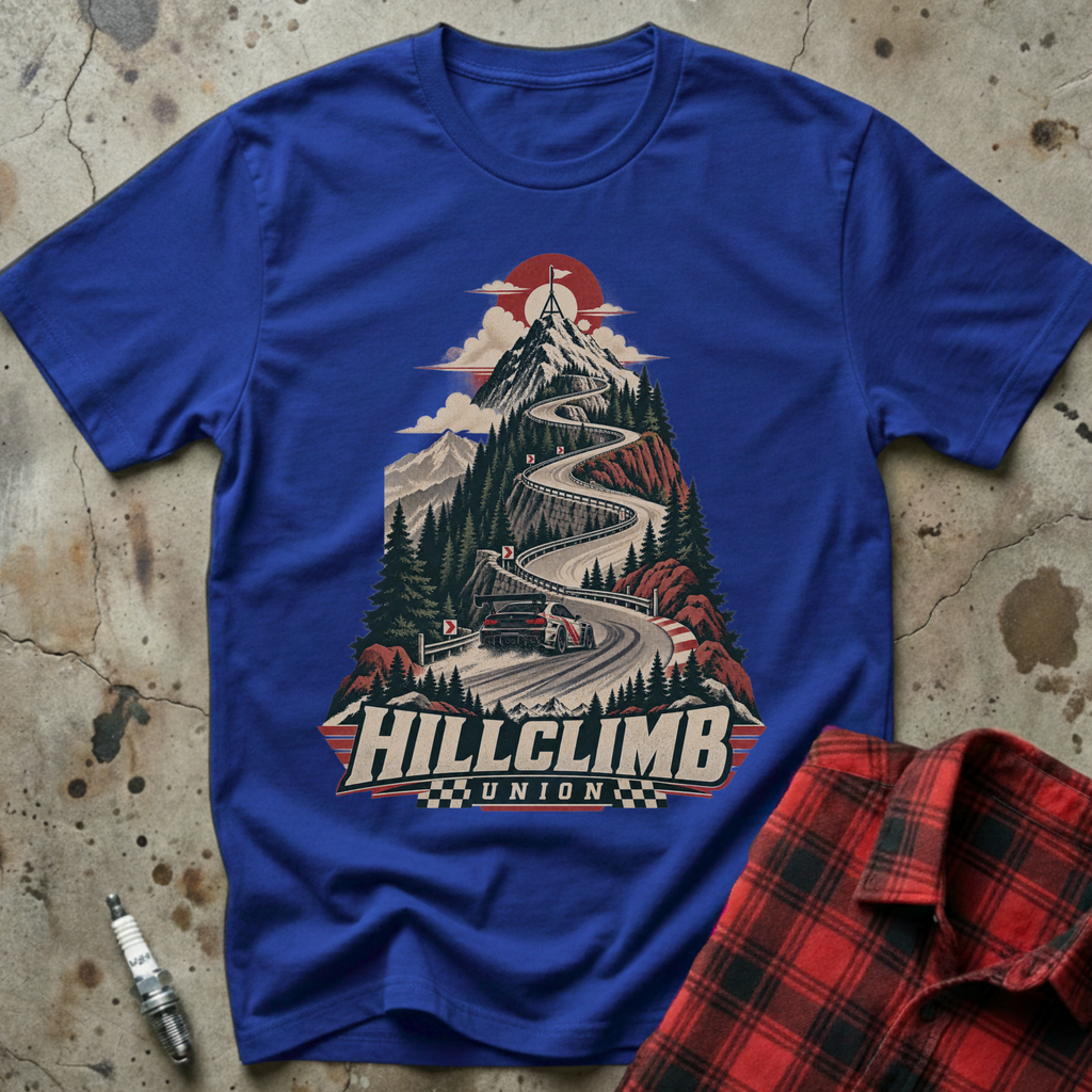 Hillclimb Union T Shirt - Royal
