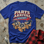 Parts Arrival Department T-Shirt - Royal