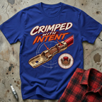 Crimped With Intent T Shirt - Royal