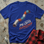 Pie Cuts Lines T-Shirt - Royal