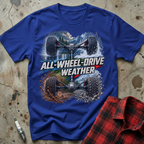 All Wheel Drive T Shirt - Royal