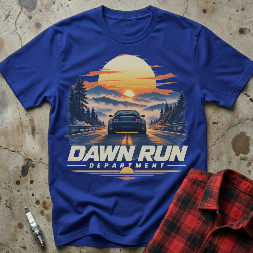 Dawn Run Department T-Shirt - Royal