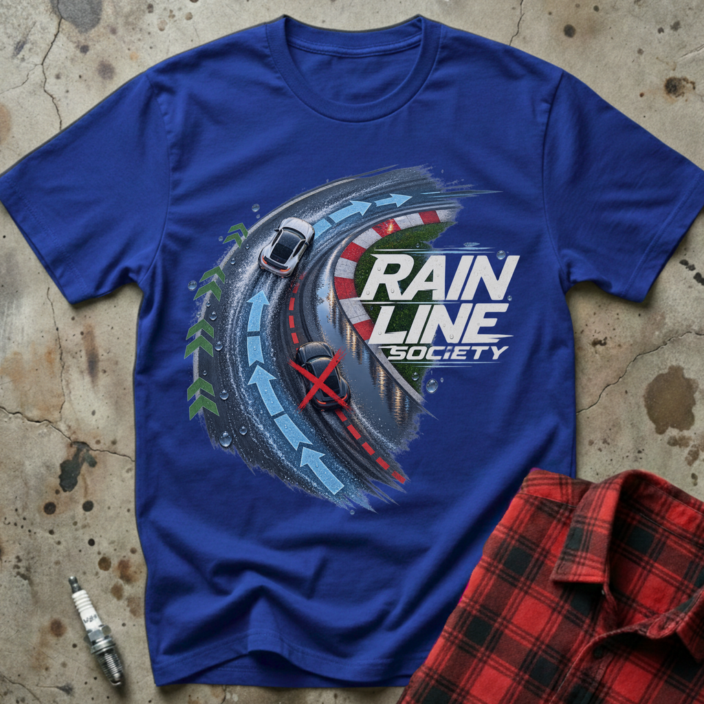 Rain Line Society T-Shirt - Royal