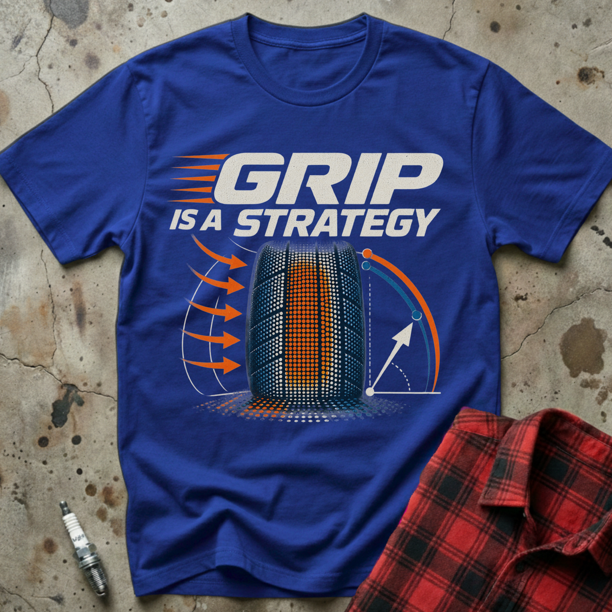 Grip Strategy T Shirt - Royal