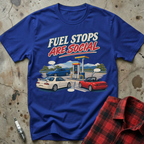 Fuel Stops Social T-Shirt - Royal