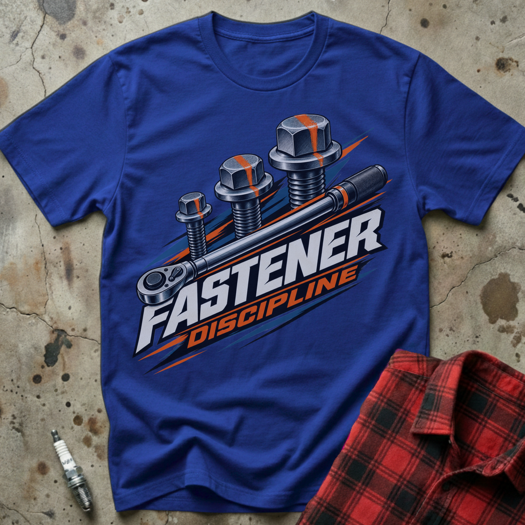 Fastener Discipline T-Shirt - Royal