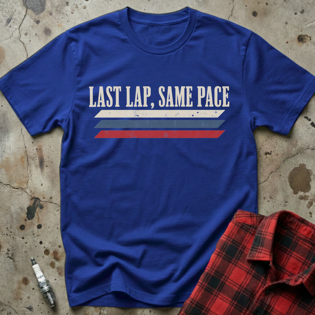 Last Lap Pace T-Shirt - Royal