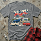Fuel Stops Social T-Shirt - Sport Grey