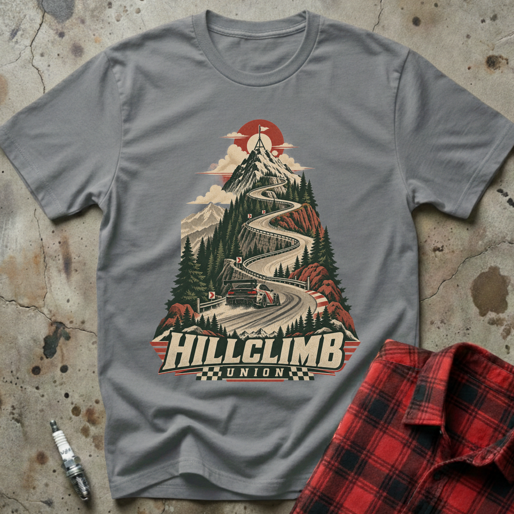 Hillclimb Union T Shirt - Sport Grey