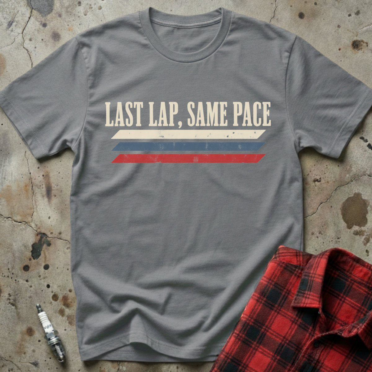 Last Lap Pace T-Shirt - Sport Grey