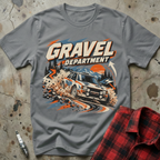 Gravel Department T Shirt - Sport Grey