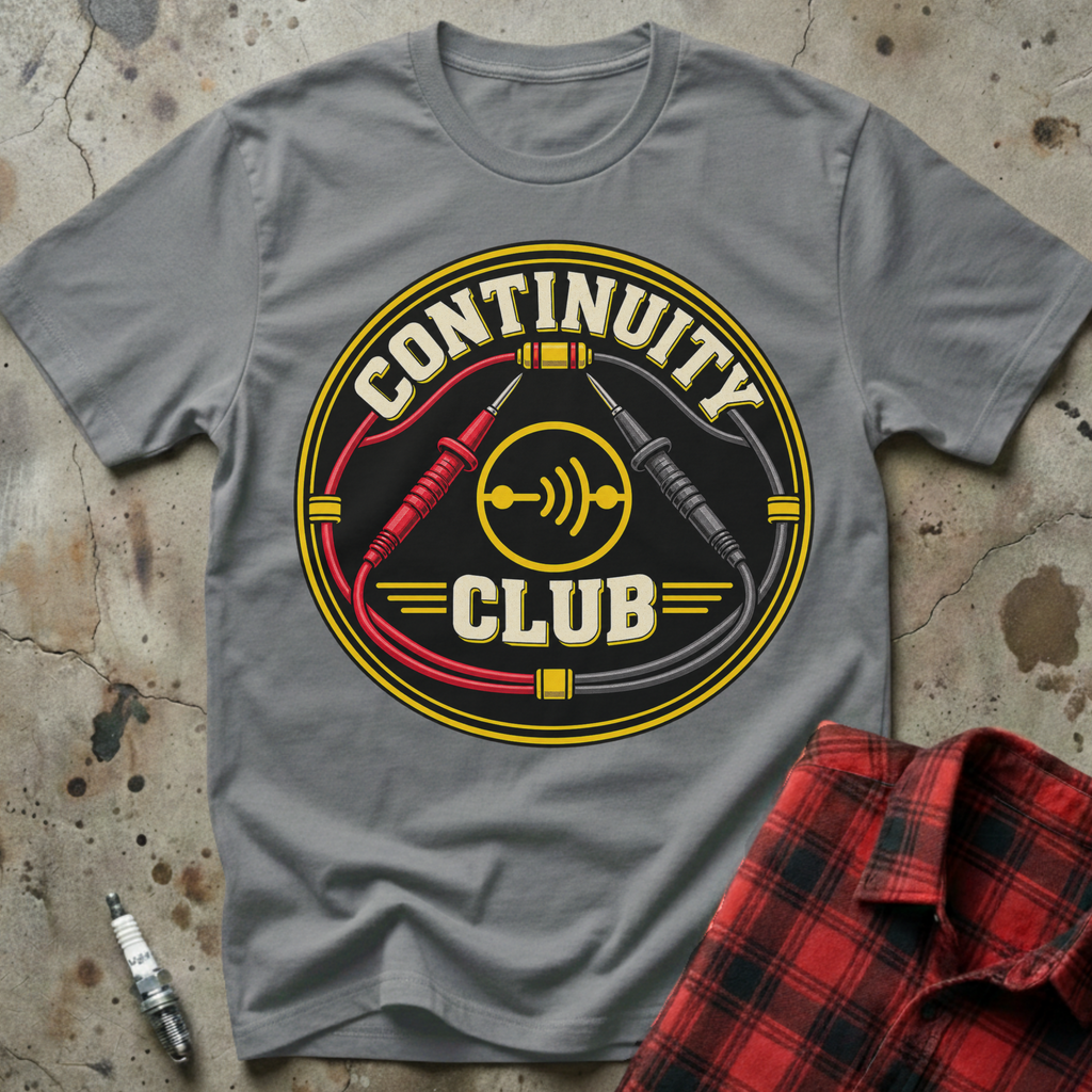Continuity Club T Shirt - Sport Grey