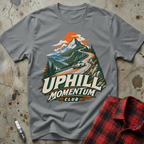 Uphill Momentum Club T-Shirt - Sport Grey