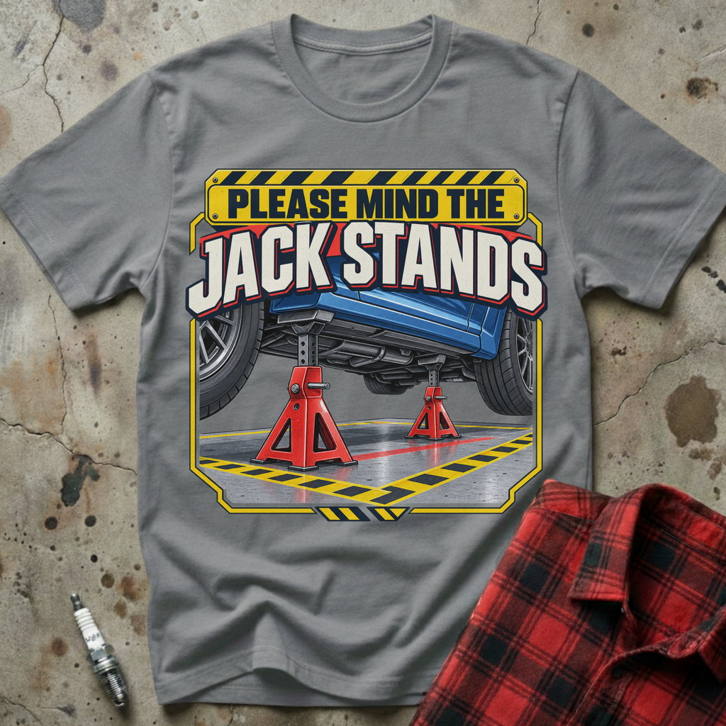 Mind Jack Stands T-Shirt - Sport Grey