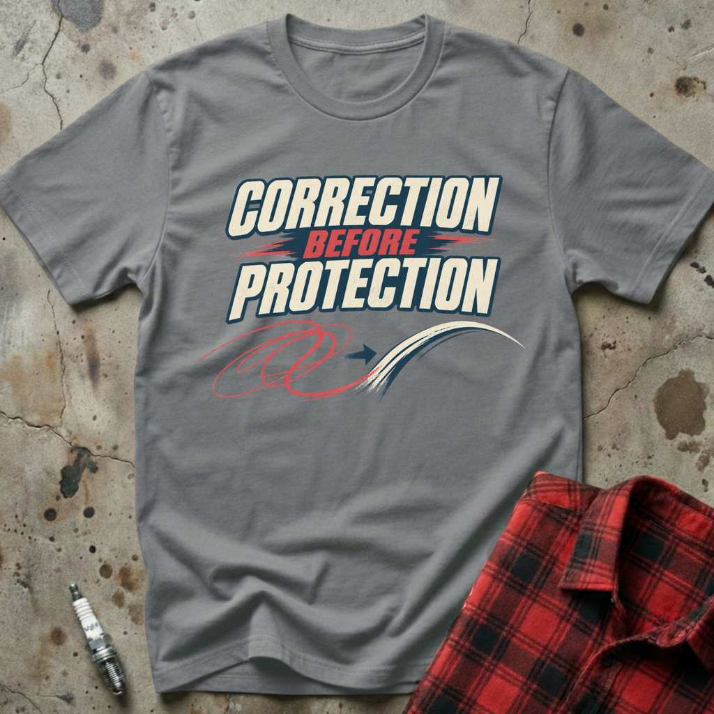 Correction Before Protection T-Shirt - Sport Grey