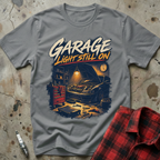 Garage Light On T-Shirt - Sport Grey