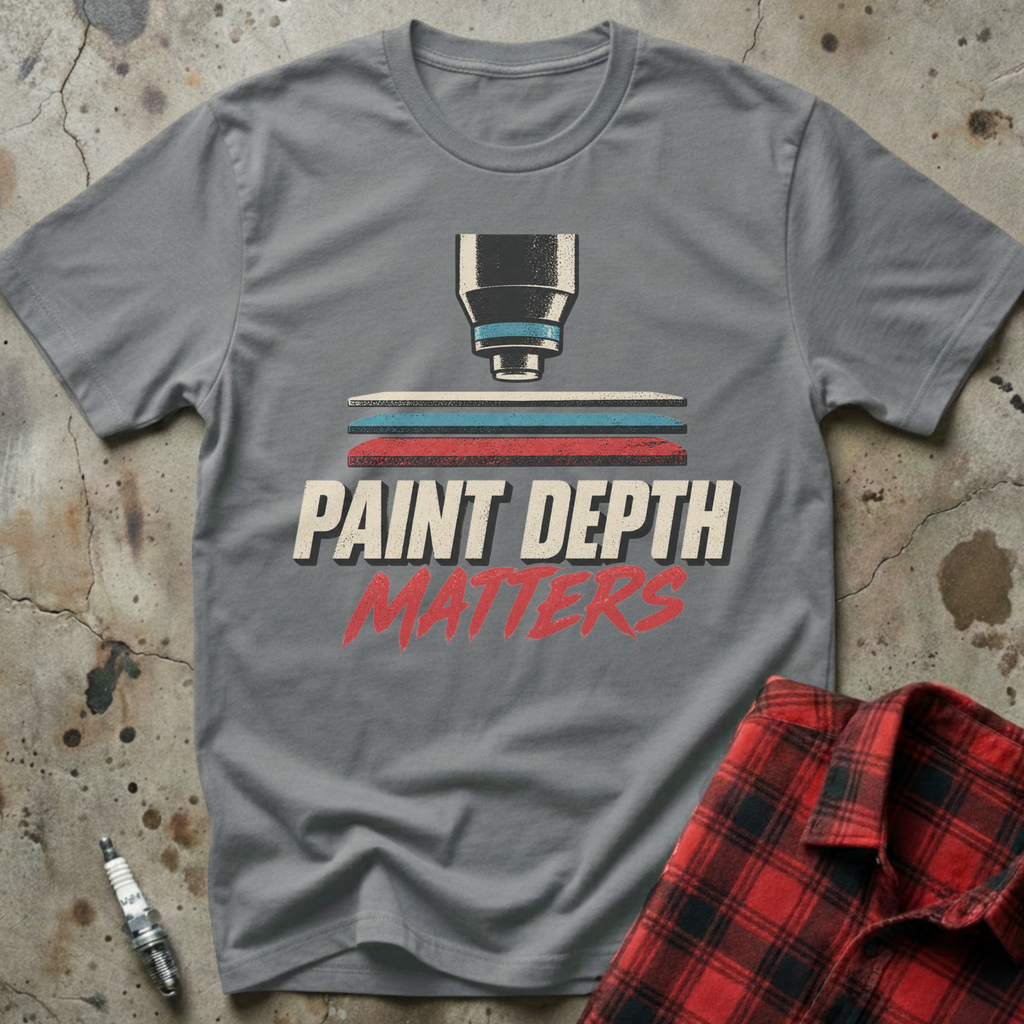 Paint Depth Matters T-Shirt - Sport Grey