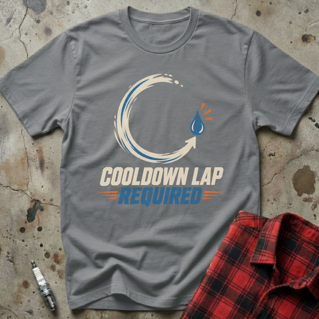 Cooldown Lap Required T-Shirt - Sport Grey