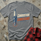 Combustion Leaves Clues T-Shirt - Sport Grey