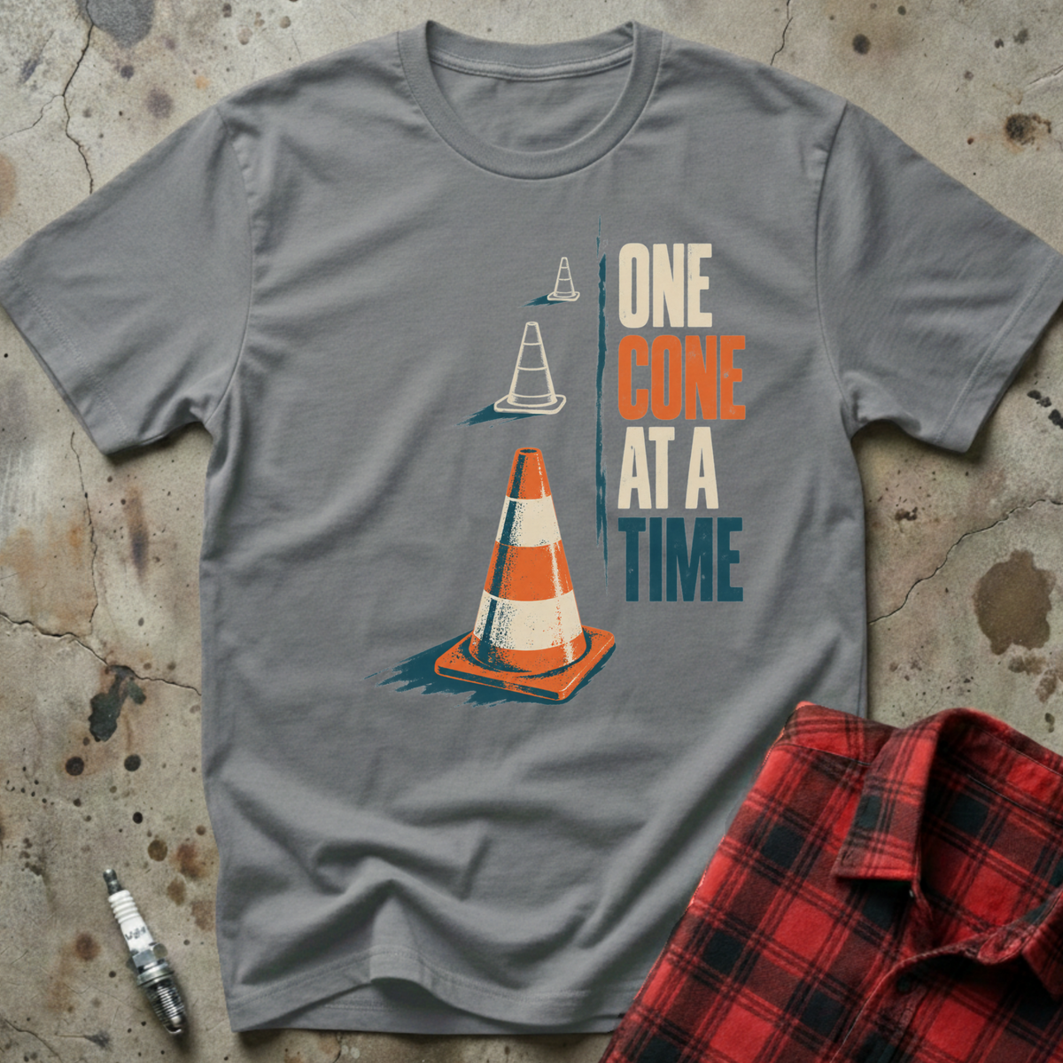One Cone Time T-Shirt - Sport Grey