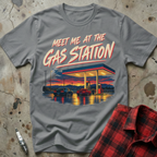 Gas Station T Shirt - Sport Grey