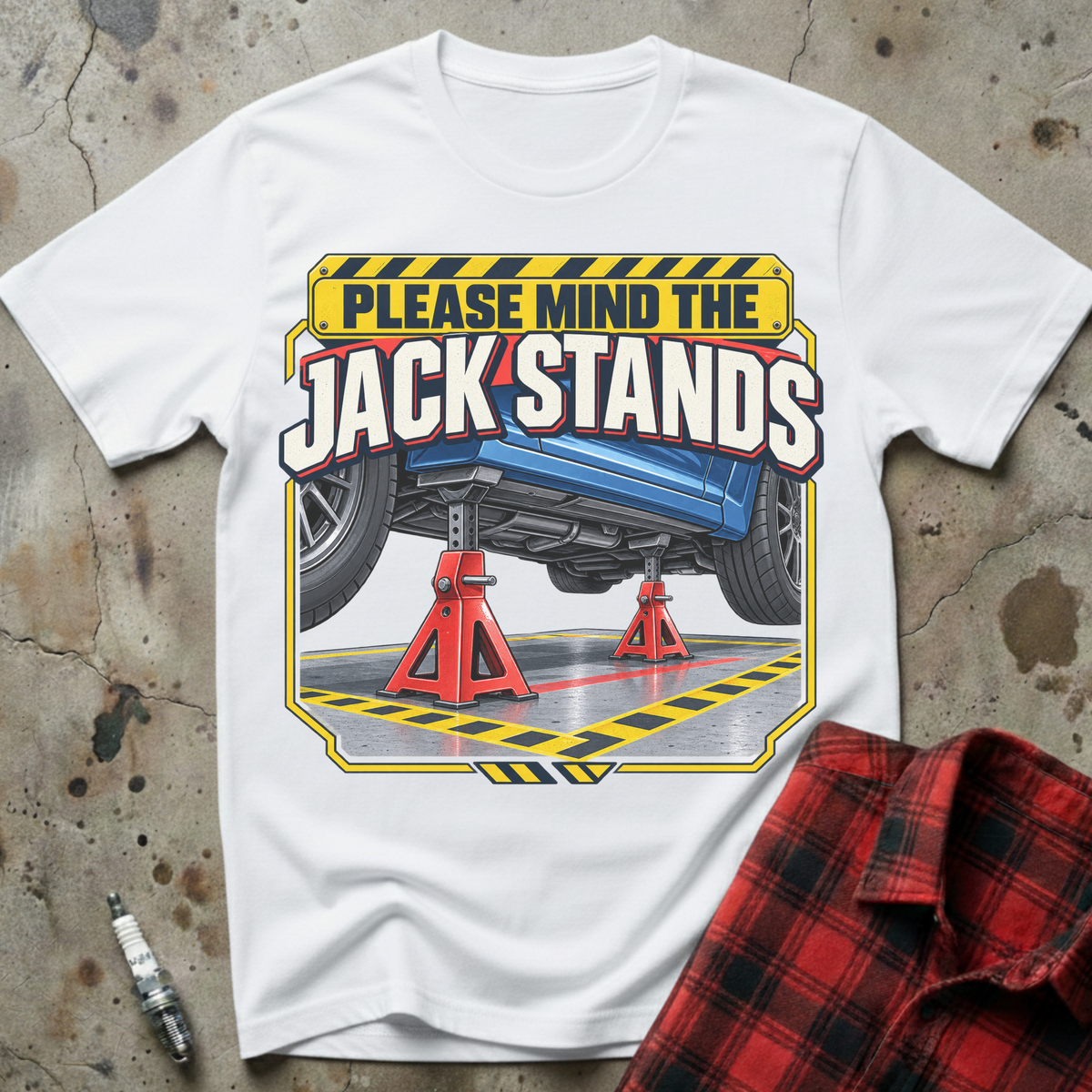 Mind Jack Stands T-Shirt - White