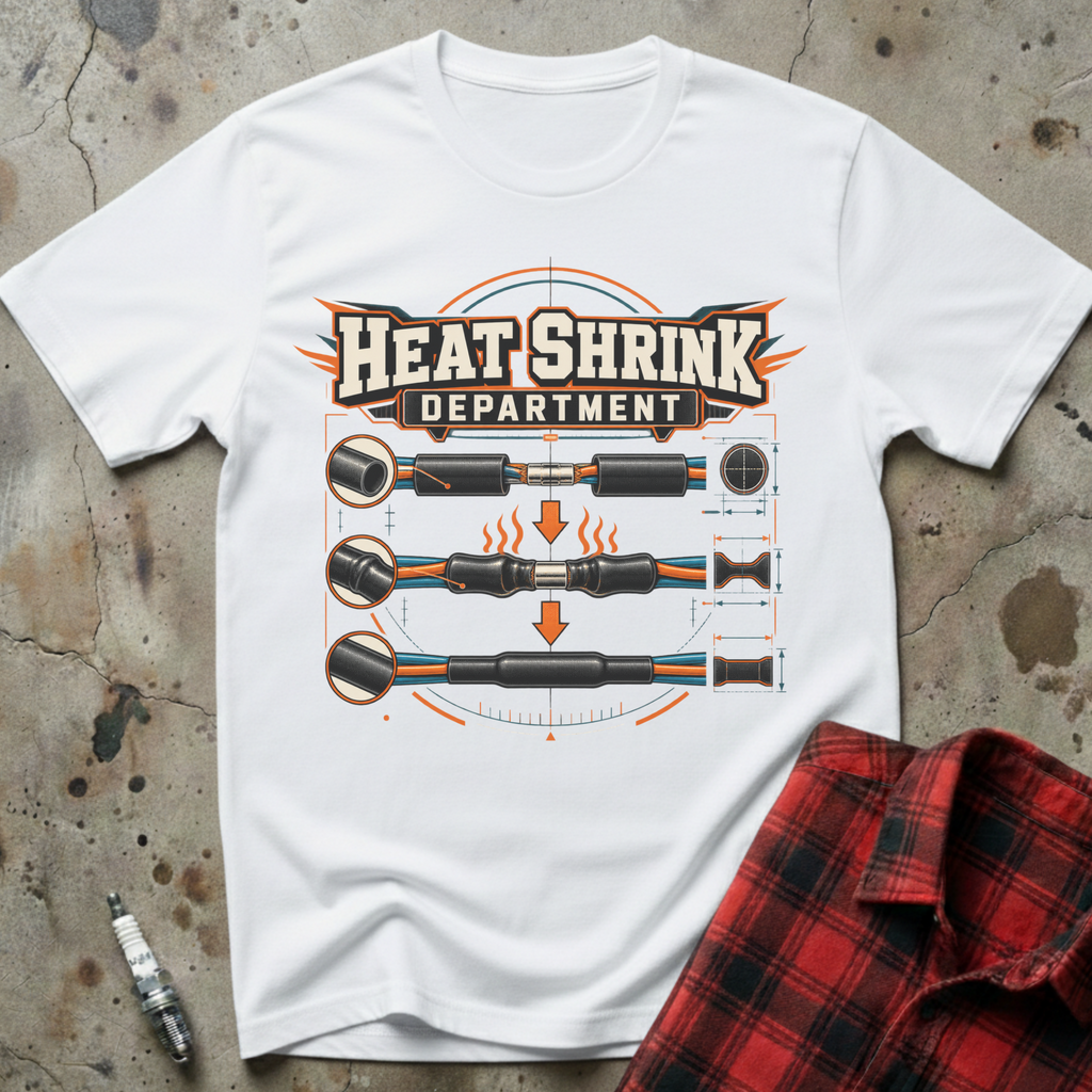 Heatshrink Department T Shirt - White