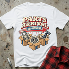 Parts Arrival Department T-Shirt - White