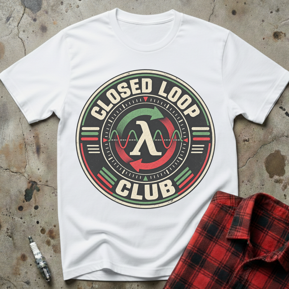 Closed Loop Club T Shirt - White