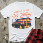 Gas Station T Shirt - White