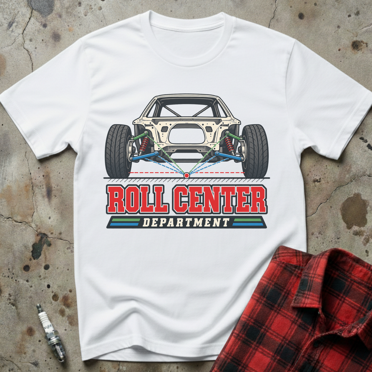 Roll Center Department T-Shirt - White