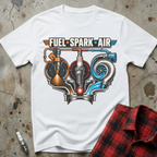 Fuel Spark Air T Shirt - White